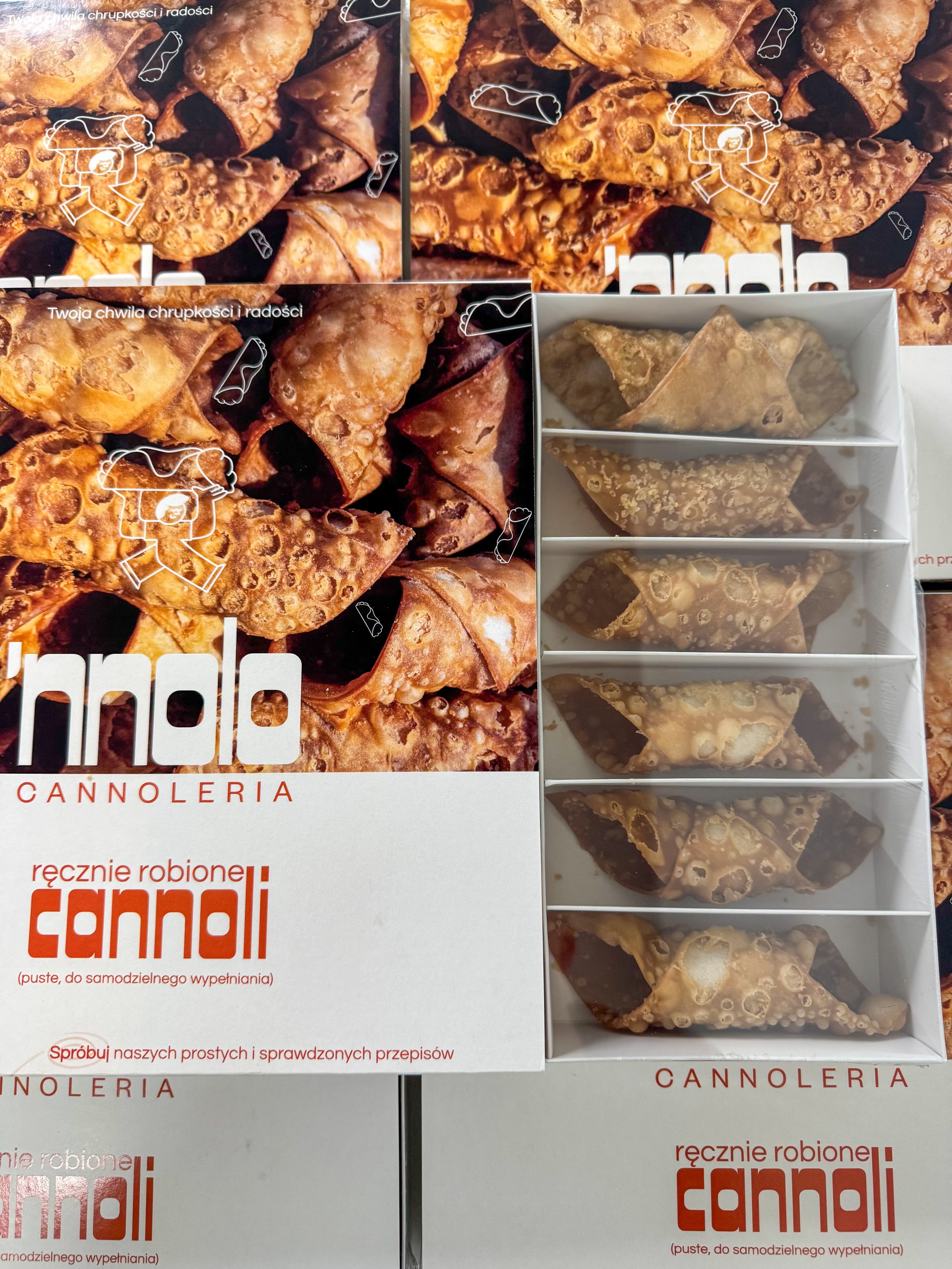 Rurki Cannoli – ręcznie robione duże cannolo - 12 szt - polska manufaktura